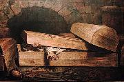 Antoine Wiertz The Premature Burial oil painting reproduction